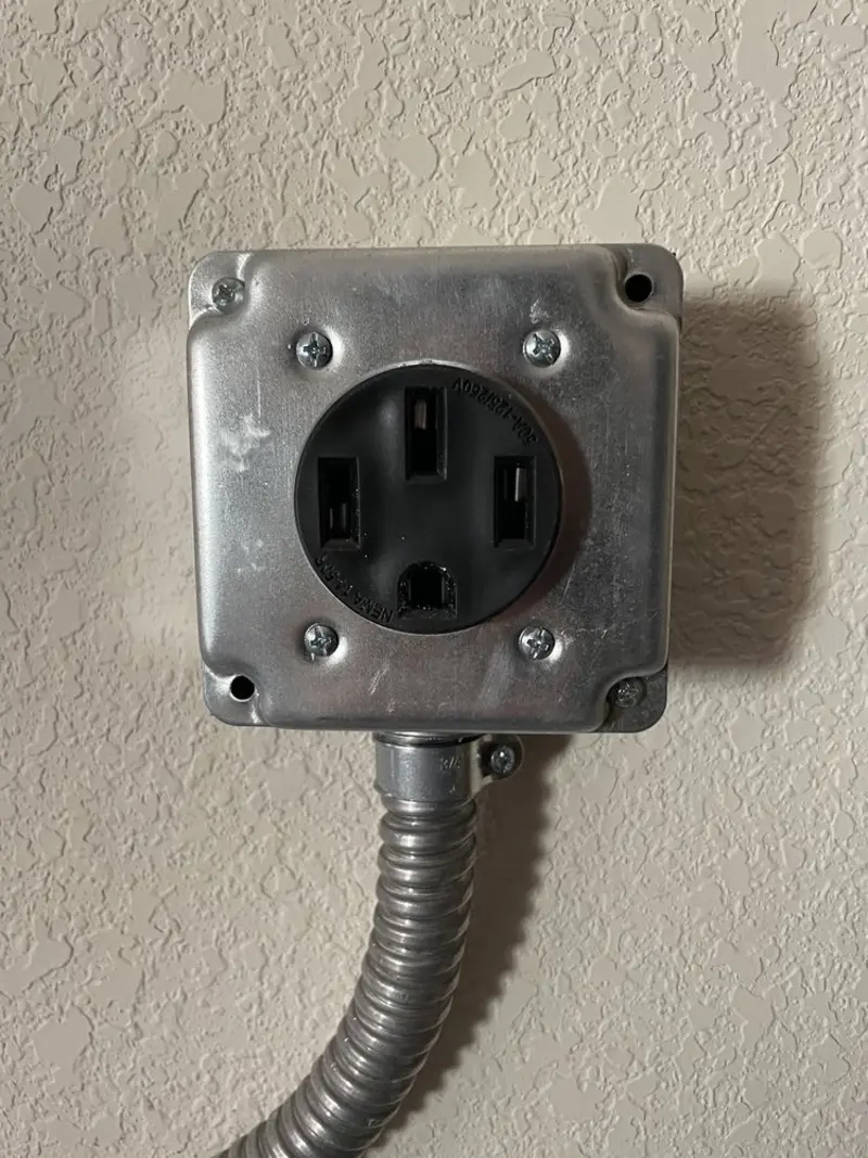 NEMA 14-50 outlet installed for Smart Home Electrical in Dothan
